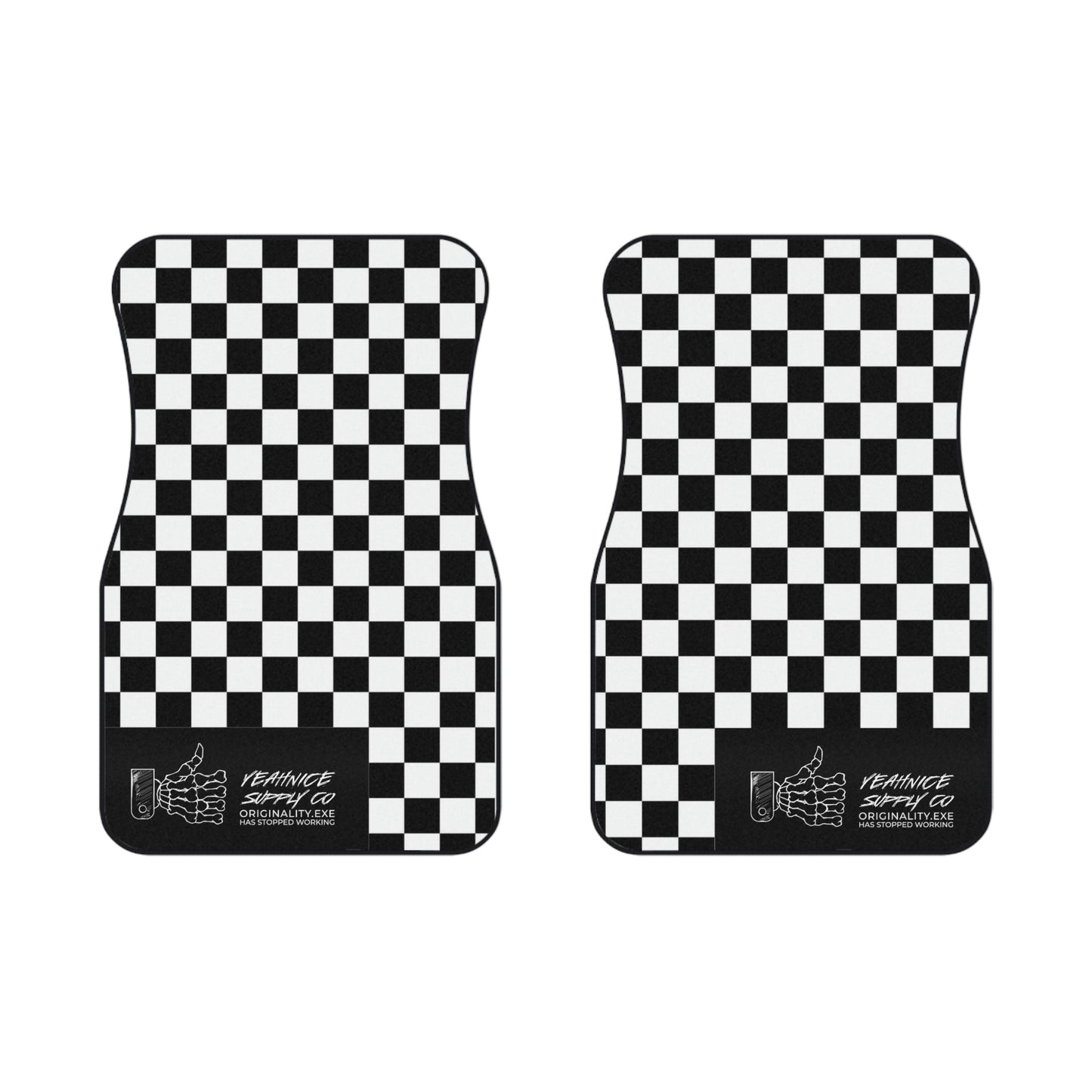YN Checkered Floor Mats