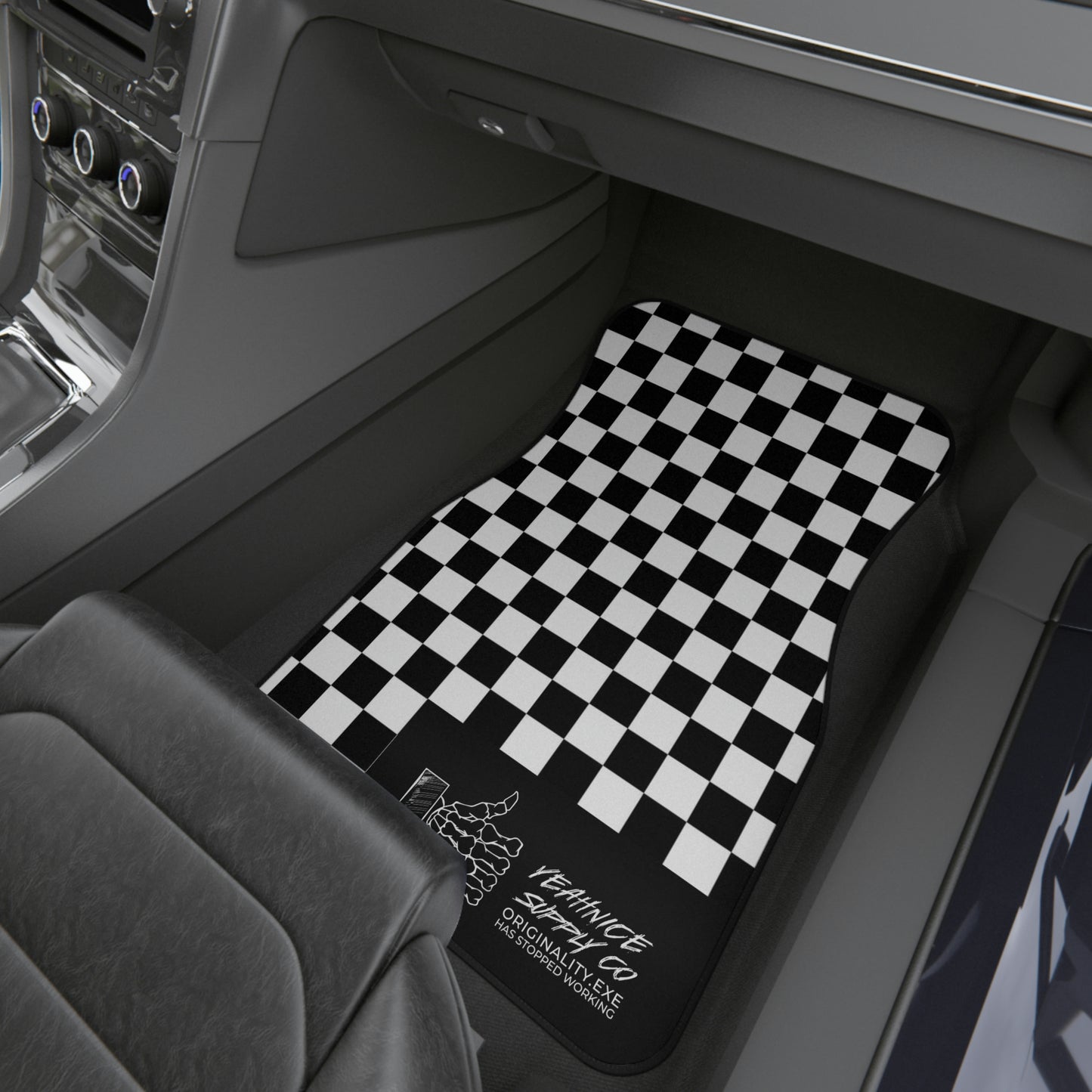 YN Checkered Floor Mats